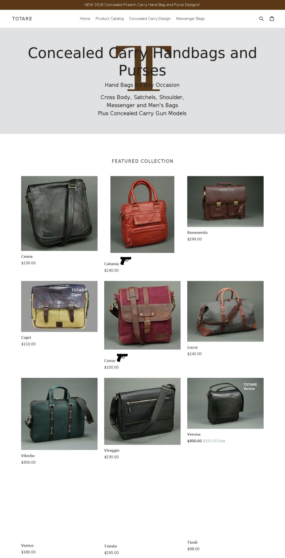 totare.com — Shopify storefront screenshot