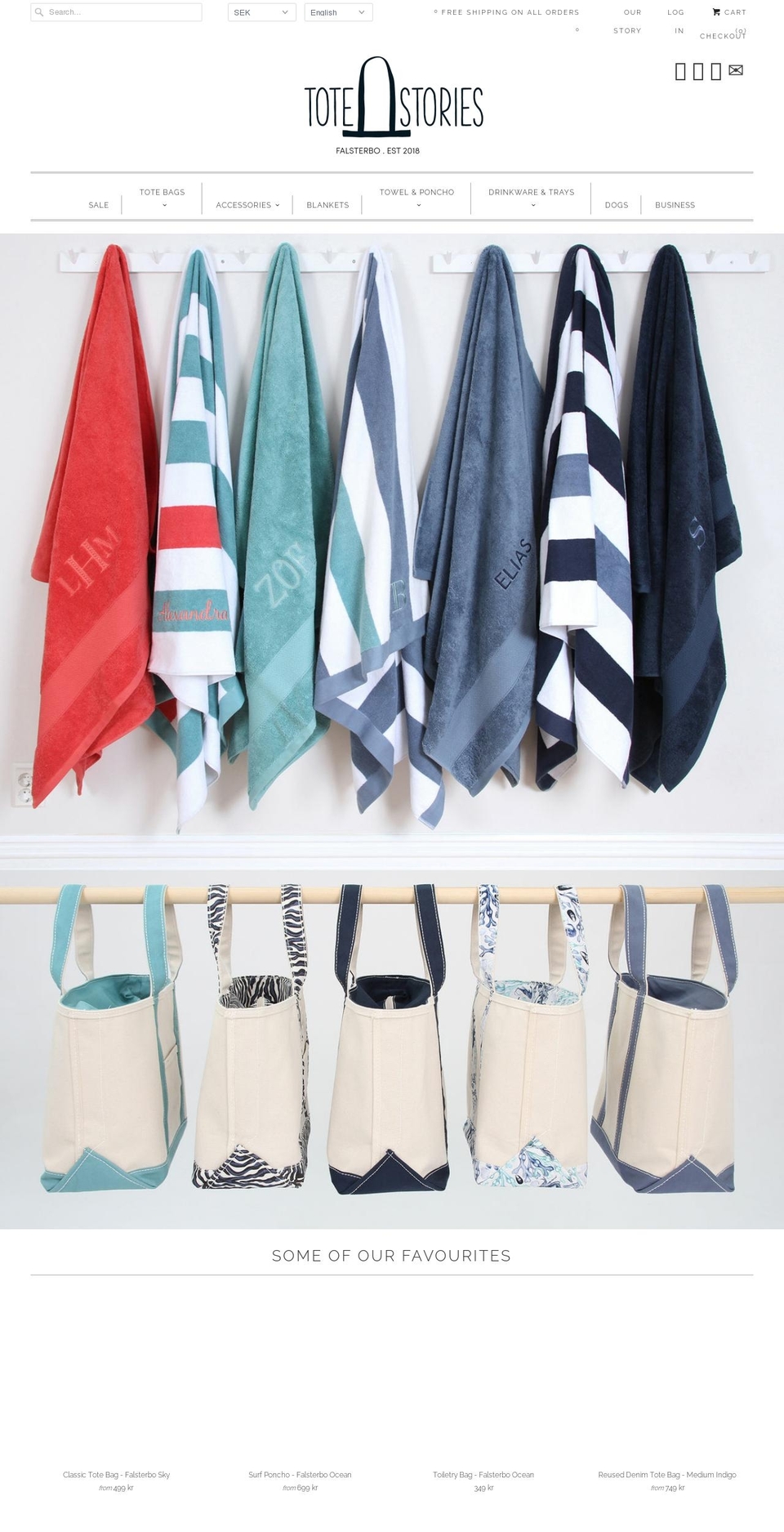 tote-stories.com — Shopify storefront screenshot