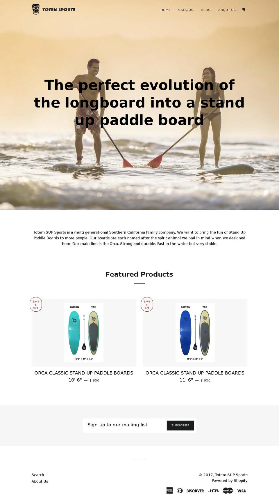 totem-sup.com shopify website screenshot