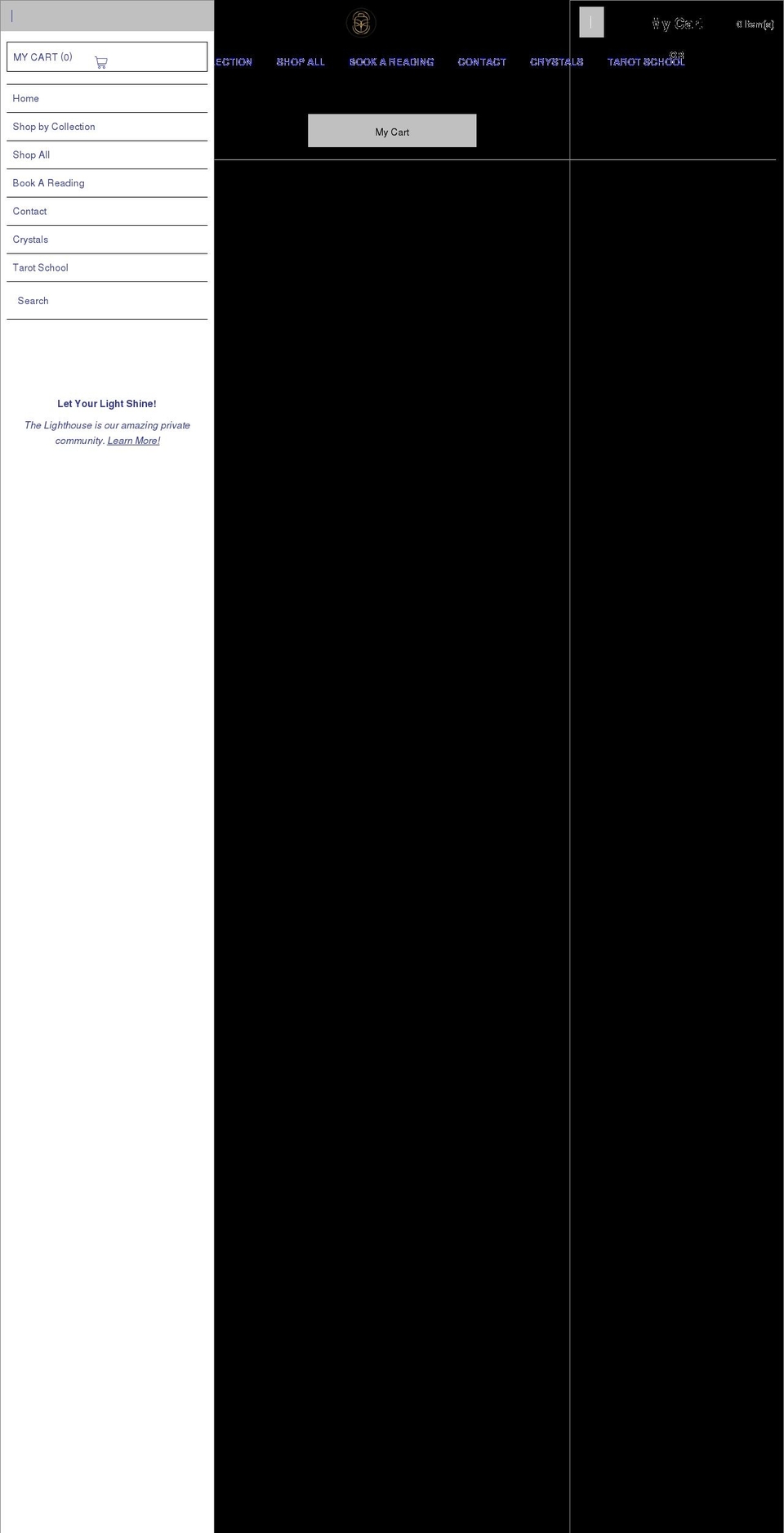 totemsandtarot.com shopify website screenshot