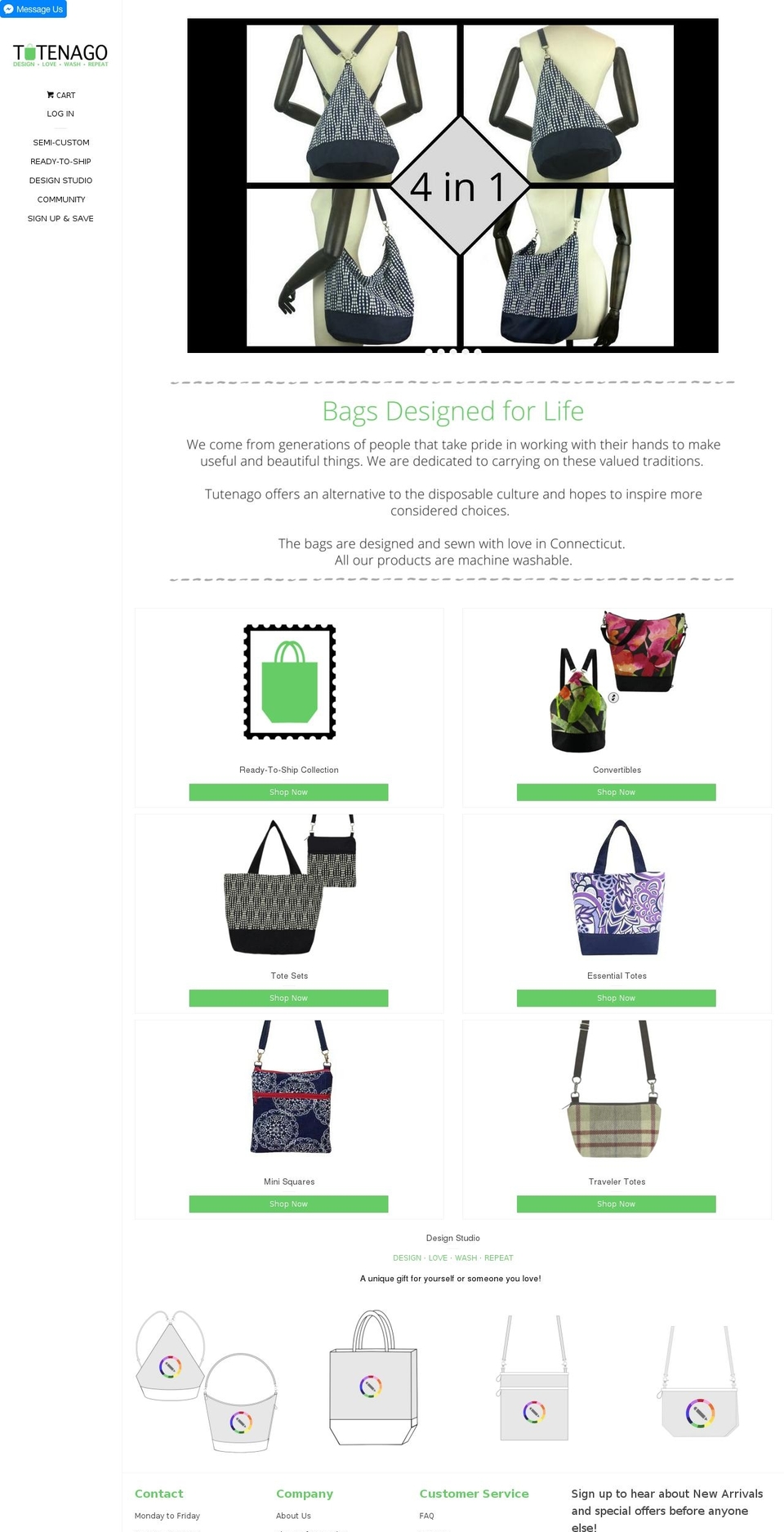 totenago.com — Shopify storefront screenshot