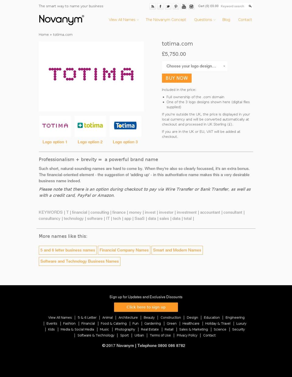 totima.com shopify website screenshot