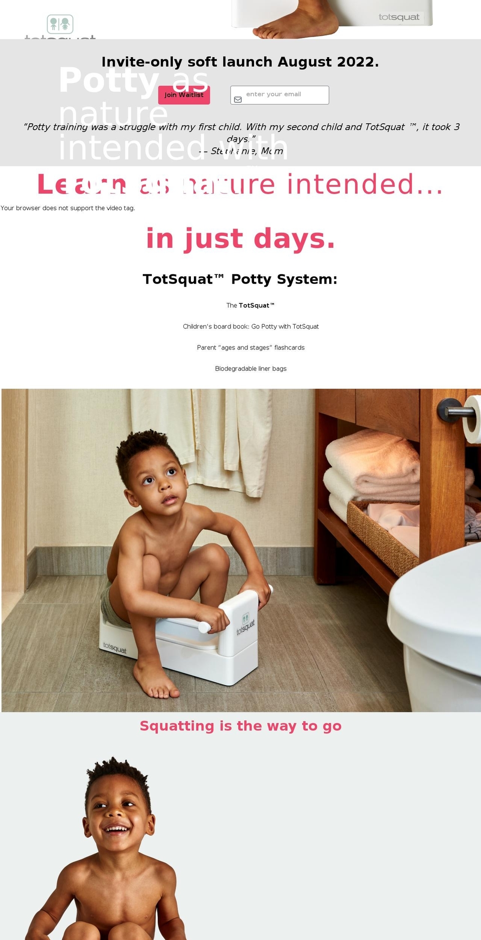 totsquat.com shopify website screenshot