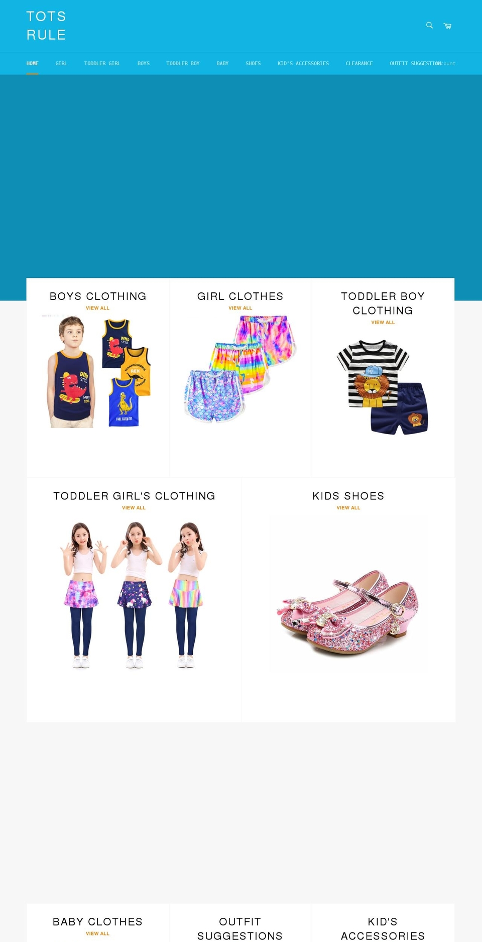 totsrule.com shopify website screenshot