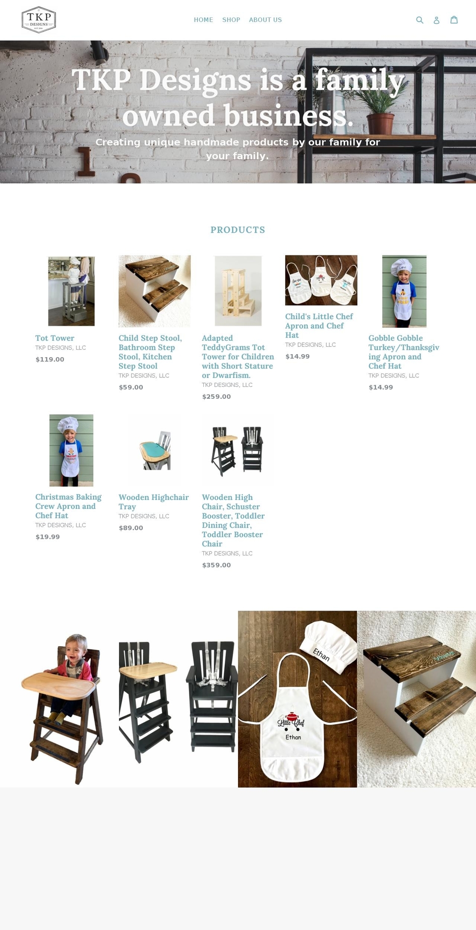 tottowers.com — Shopify storefront screenshot
