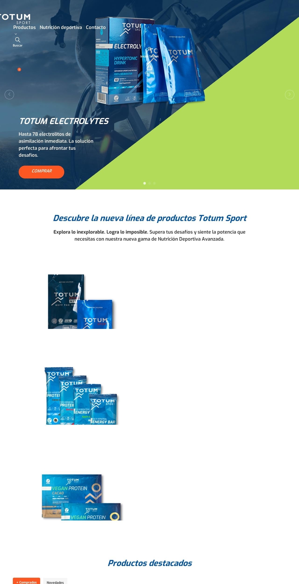 Totum Sport BASE Shopify theme site example totumsport.com