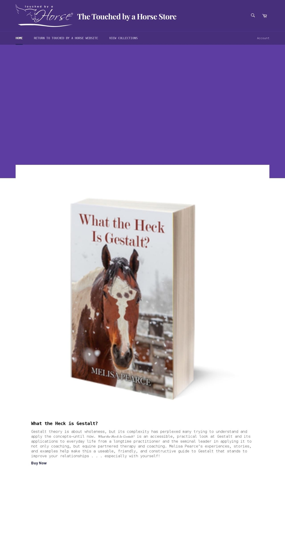 touchedhorse.myshopify.com shopify website screenshot