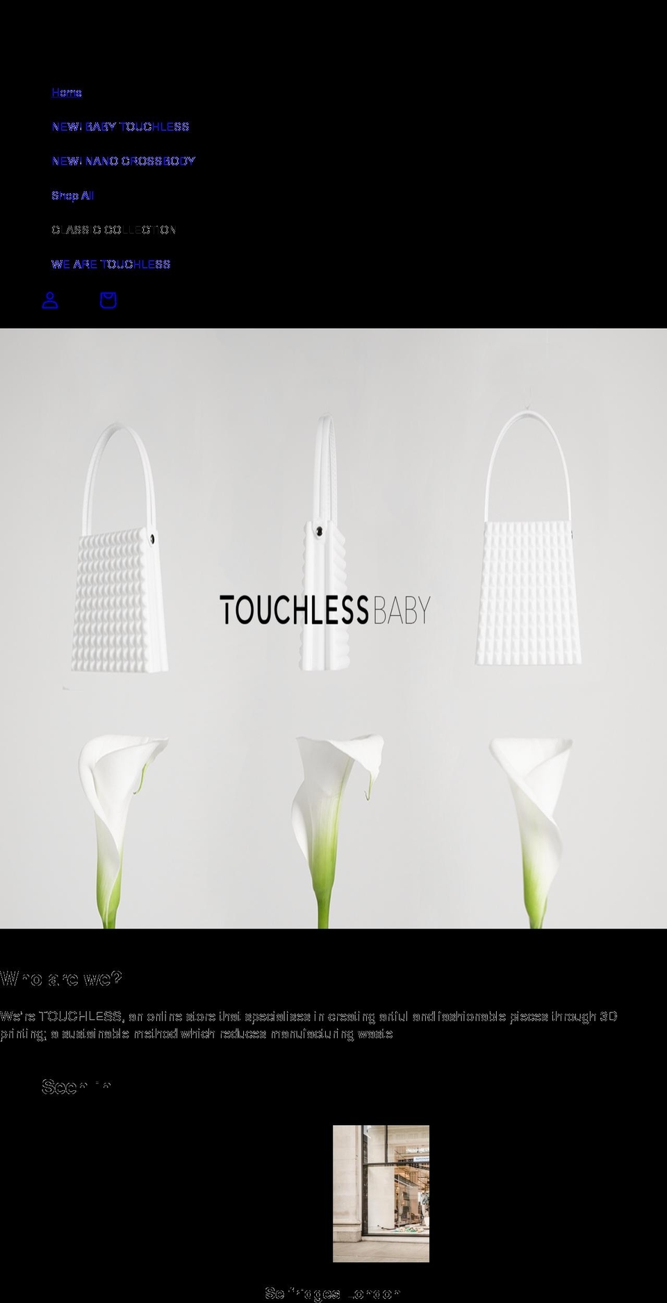 touchlessbh.com shopify website screenshot