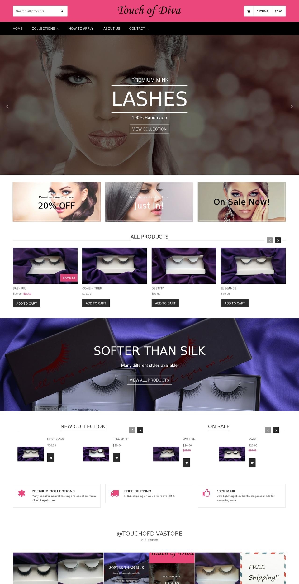 qrack-v1-5-1 Shopify theme site example touchofdiva.com