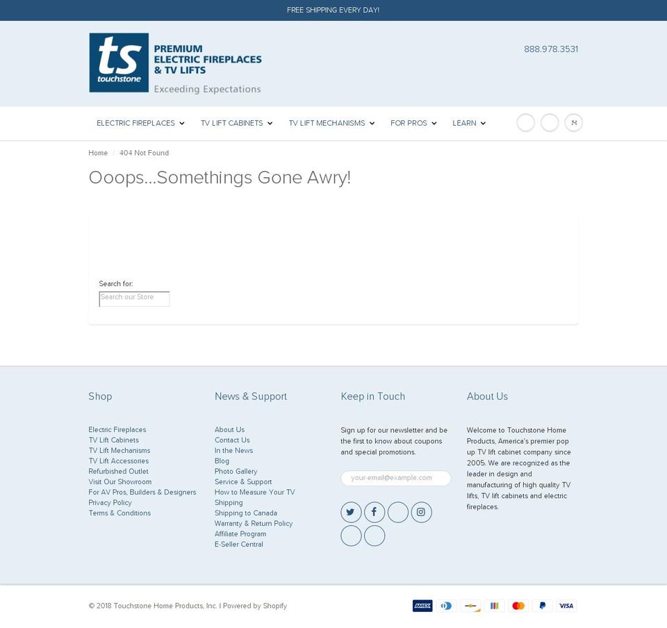 Copy of [SS] [OG] Aug 28, 2017 - New Checkout Shopify theme site example touchstonetvlifts.com