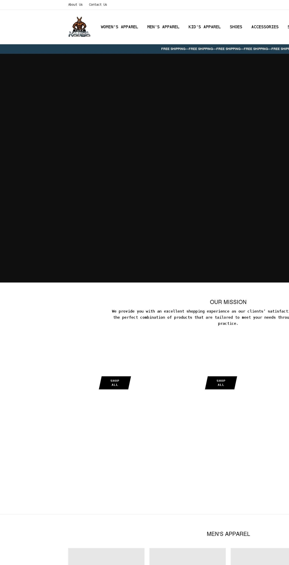toughkanga.com — Shopify storefront screenshot