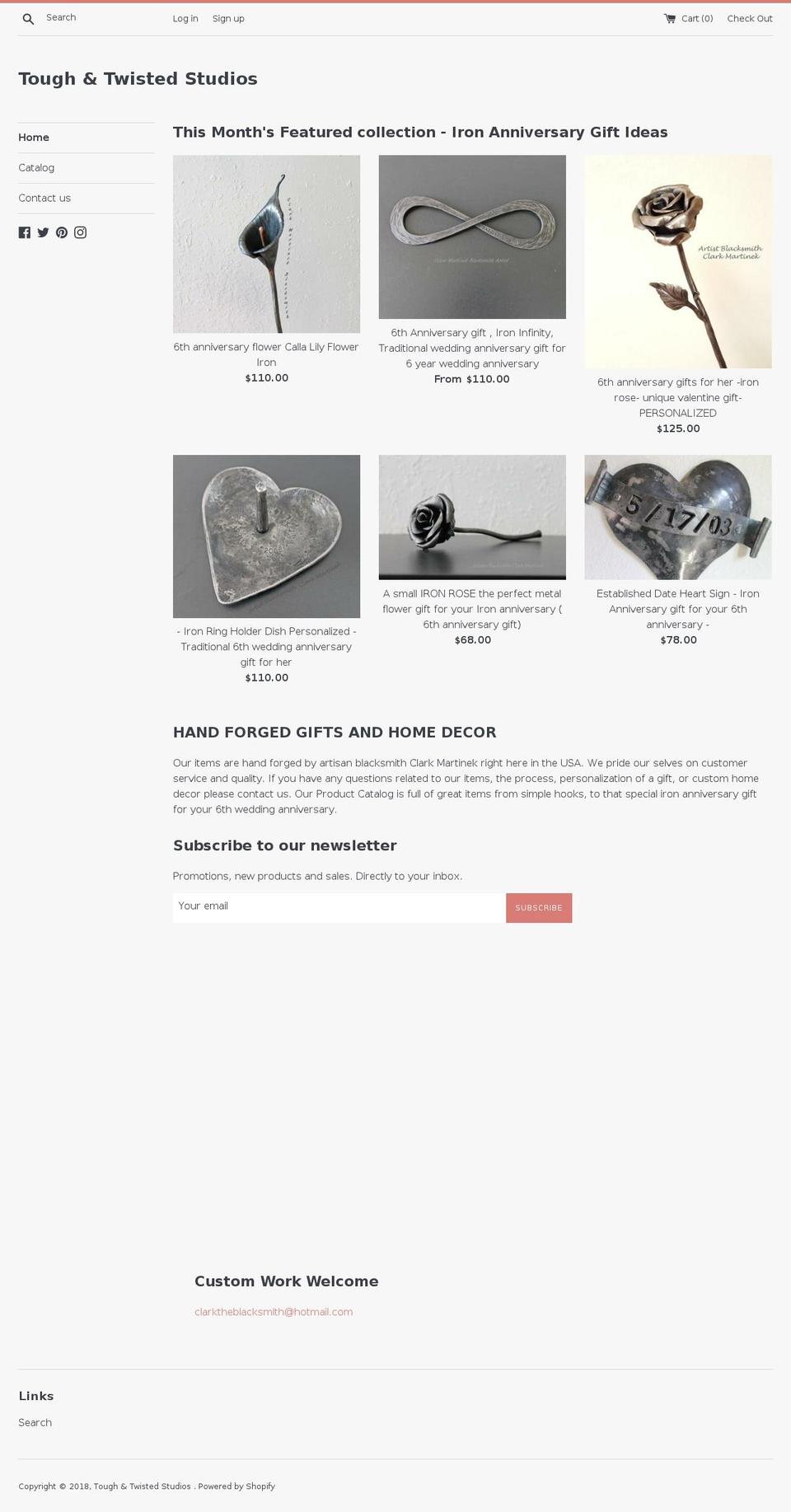 toughntwisted.com — Shopify storefront screenshot