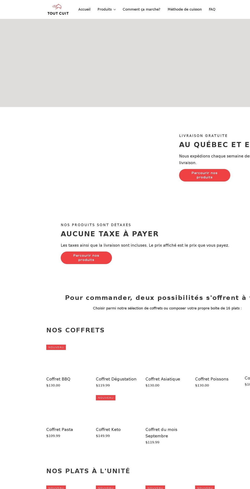 toutcuit.com — Shopify storefront screenshot