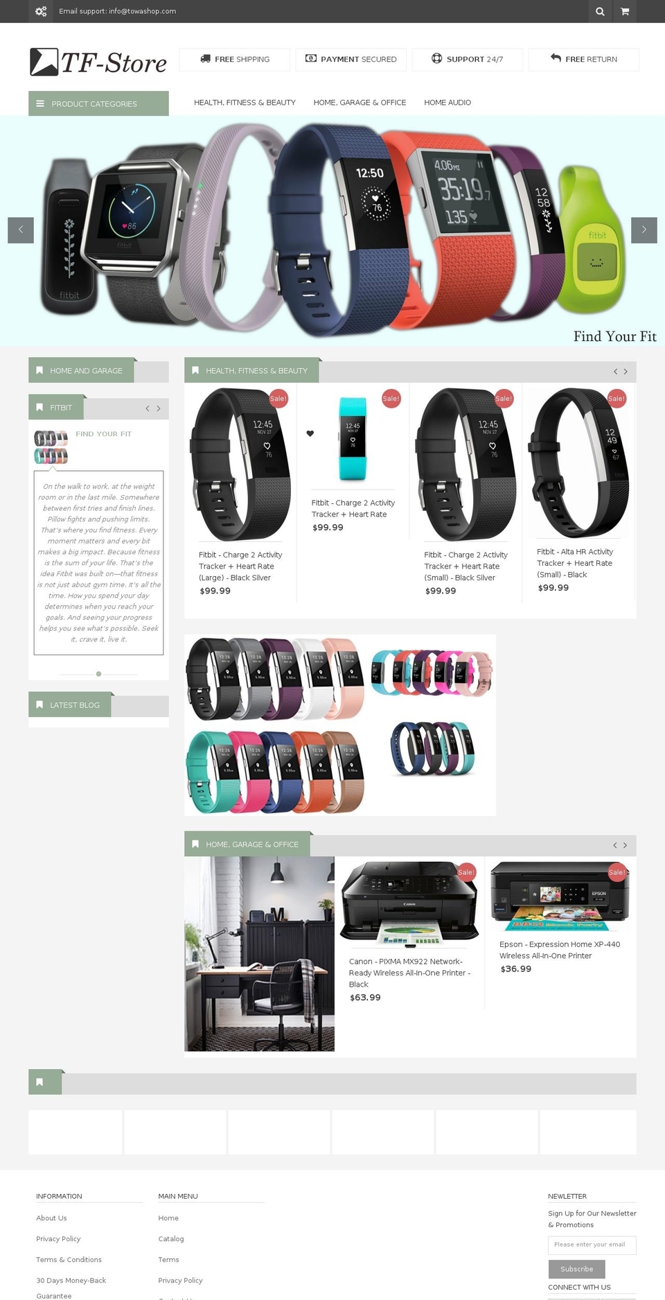 towashop.com — Shopify storefront screenshot