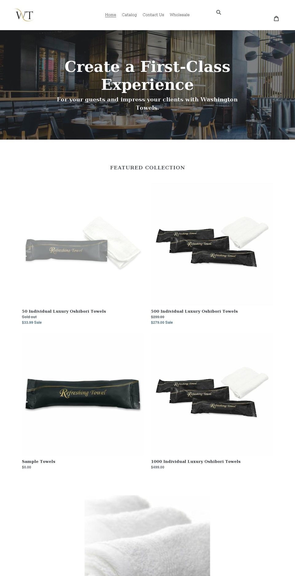 towelsnow.com shopify website screenshot