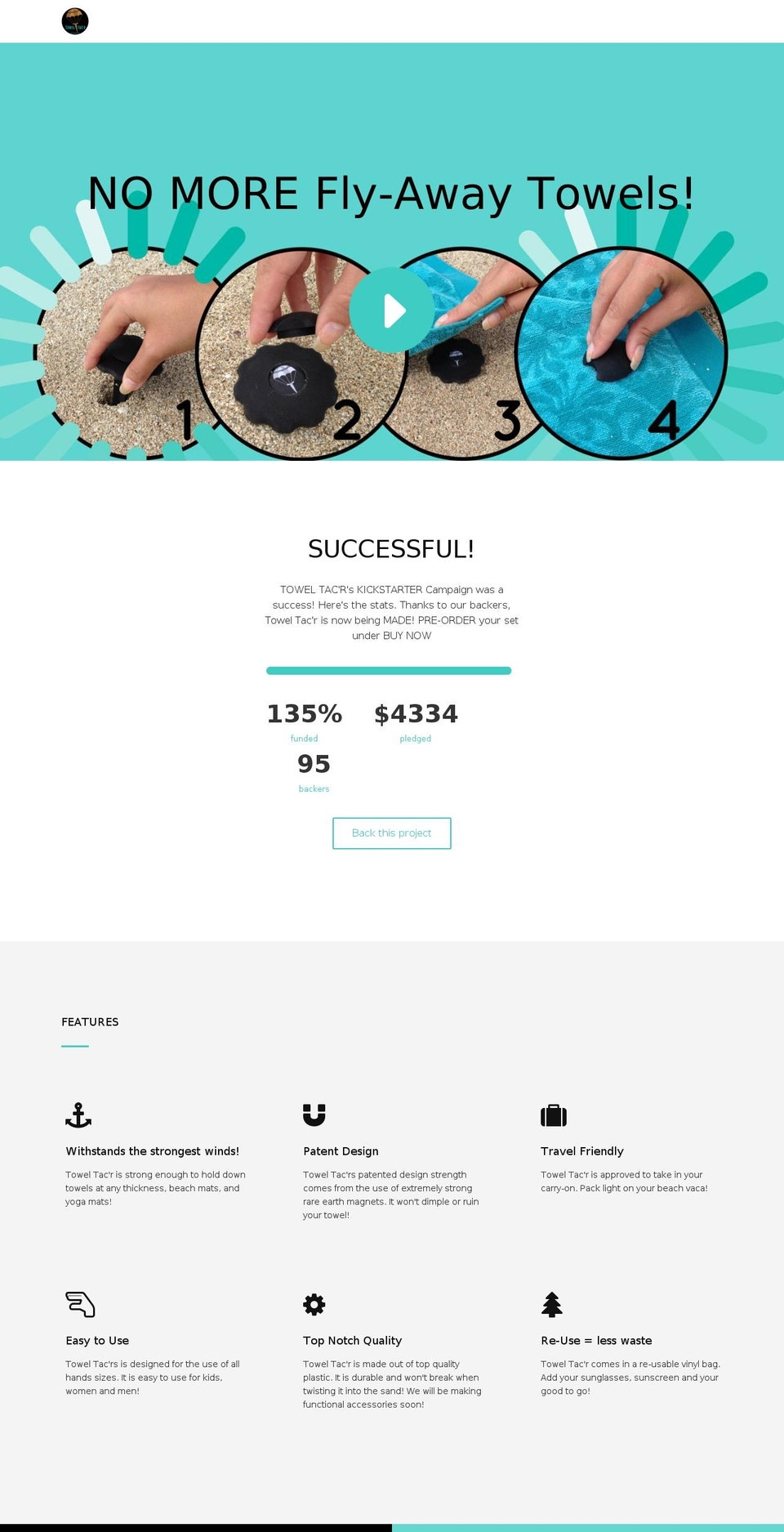 toweltacr.com shopify website screenshot