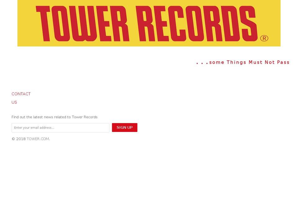 tower.com shopify website screenshot