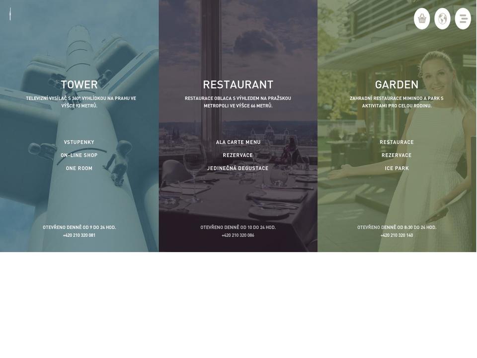 Towerpark Shopify theme site example towerpark.cz