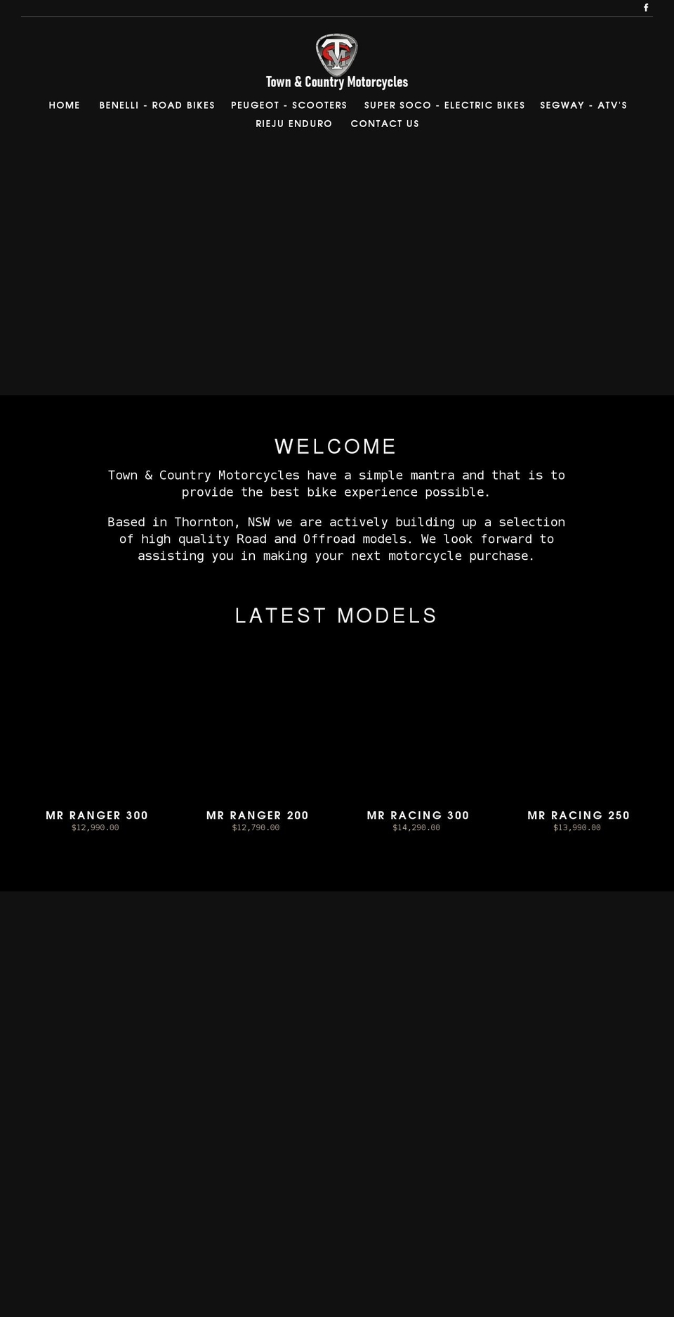 townandcountrymotorcycles.com.au shopify website screenshot