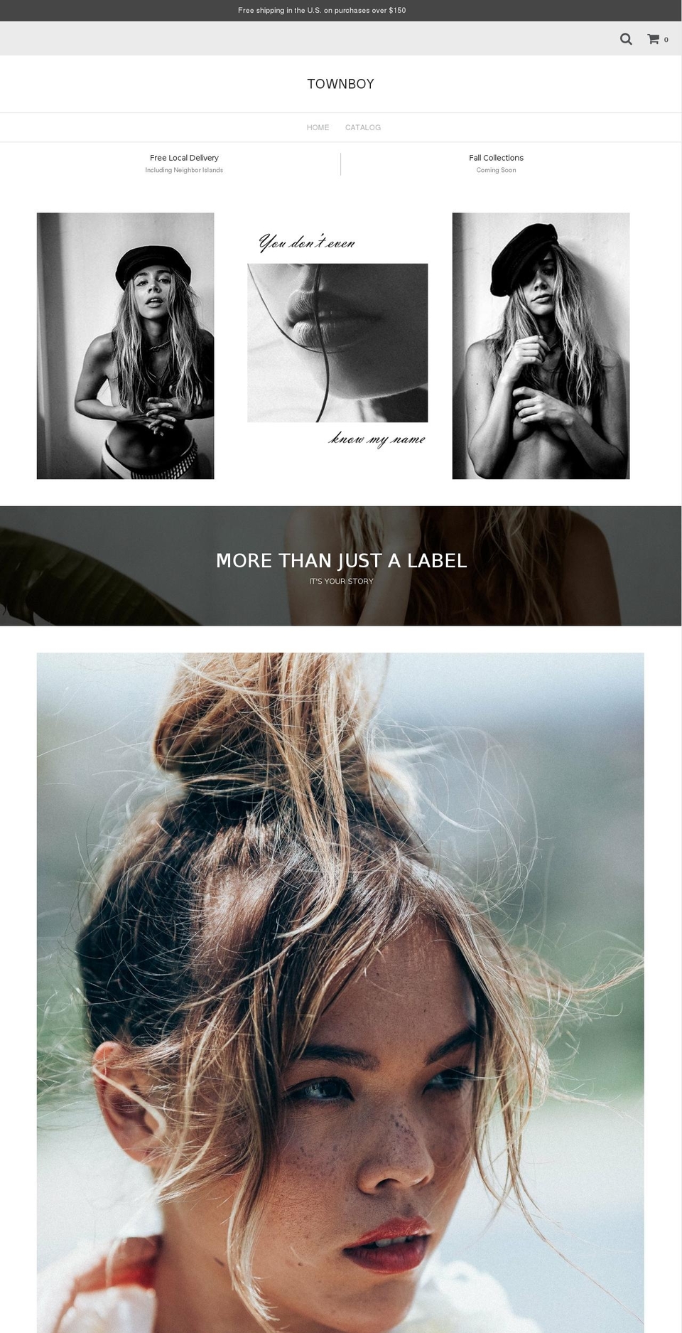 townboyshop.com — Shopify storefront screenshot