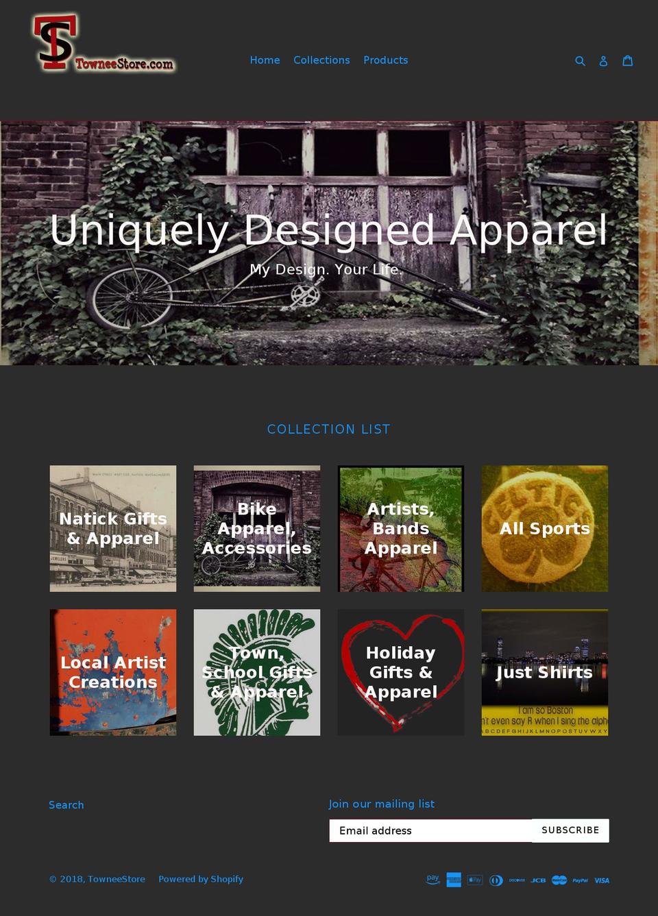 towneestore.com — Shopify storefront screenshot
