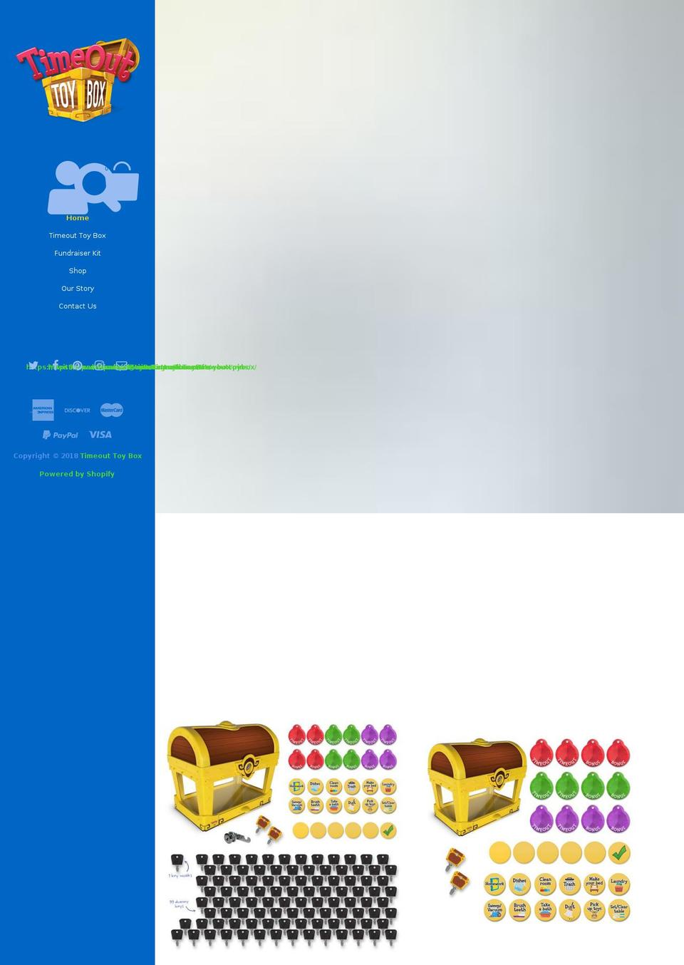 toyboxtimeout.com — Shopify storefront screenshot