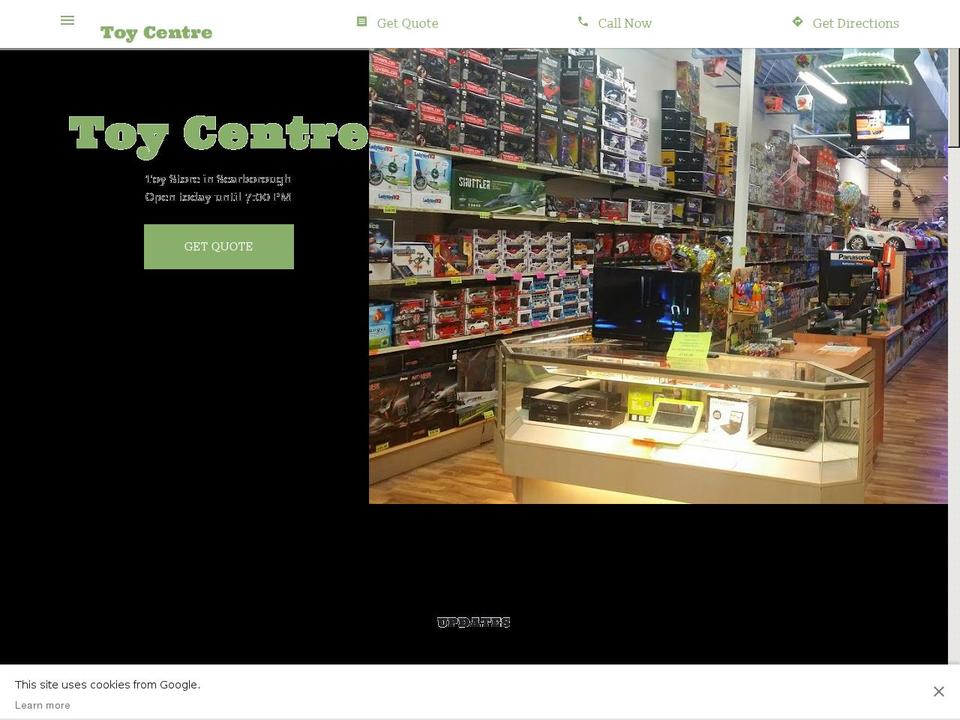 toycentrecanada.com shopify website screenshot