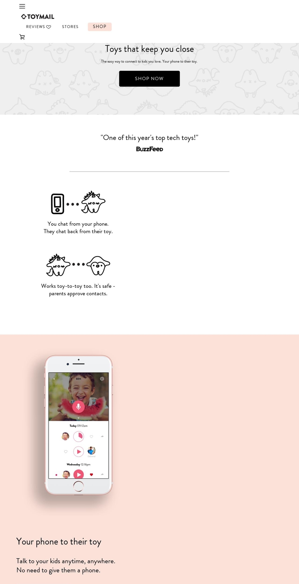 toychat.com — Shopify storefront screenshot