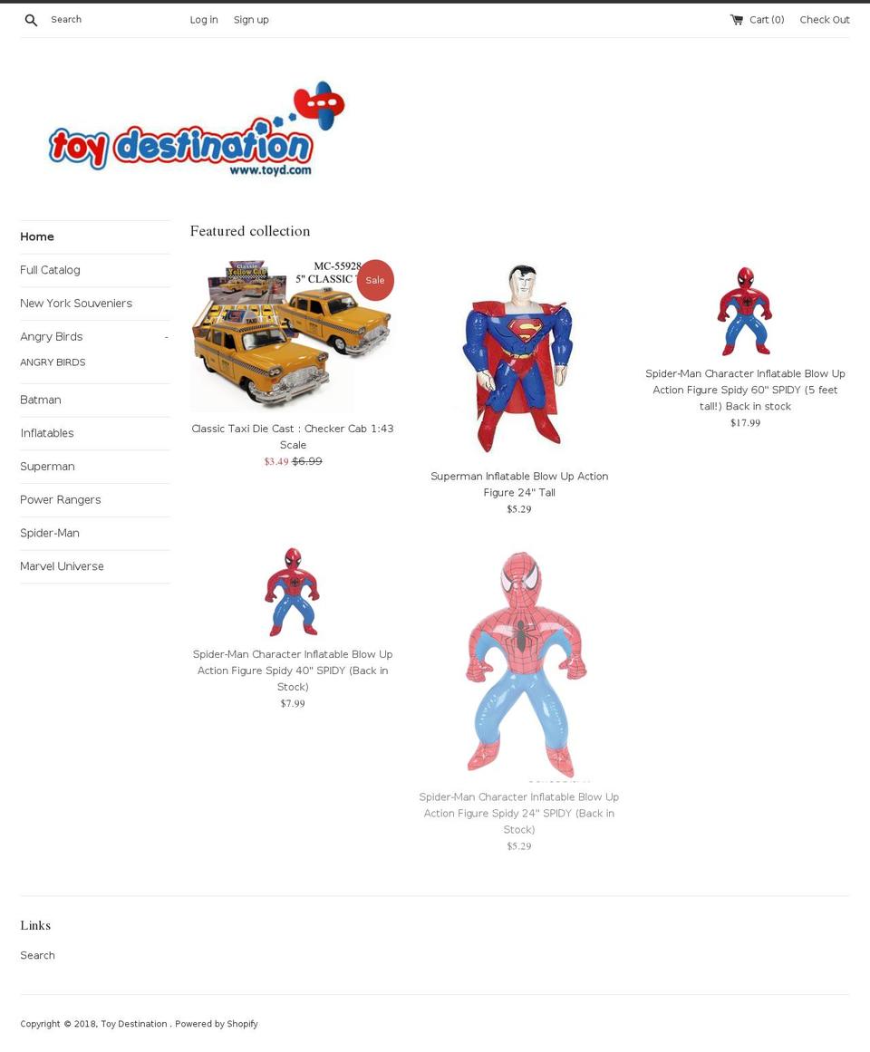 toyd.com shopify website screenshot