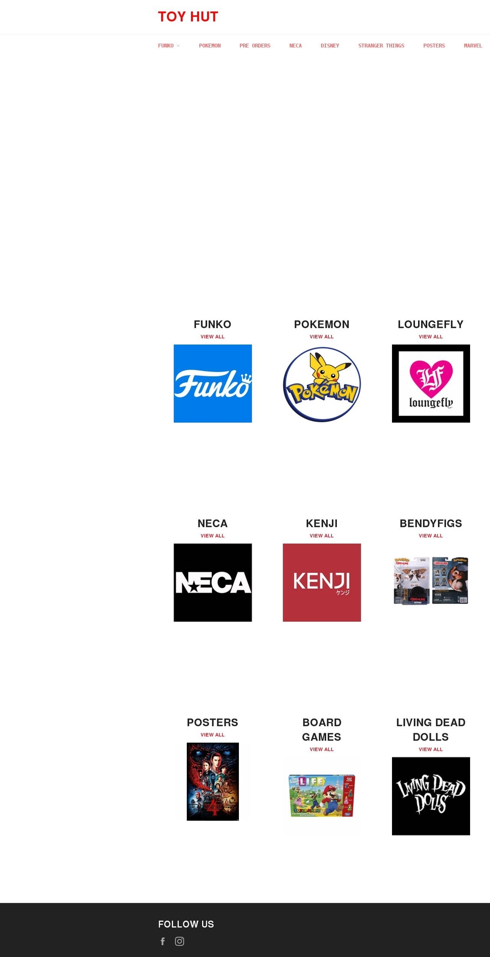 toyhut.co.uk shopify website screenshot