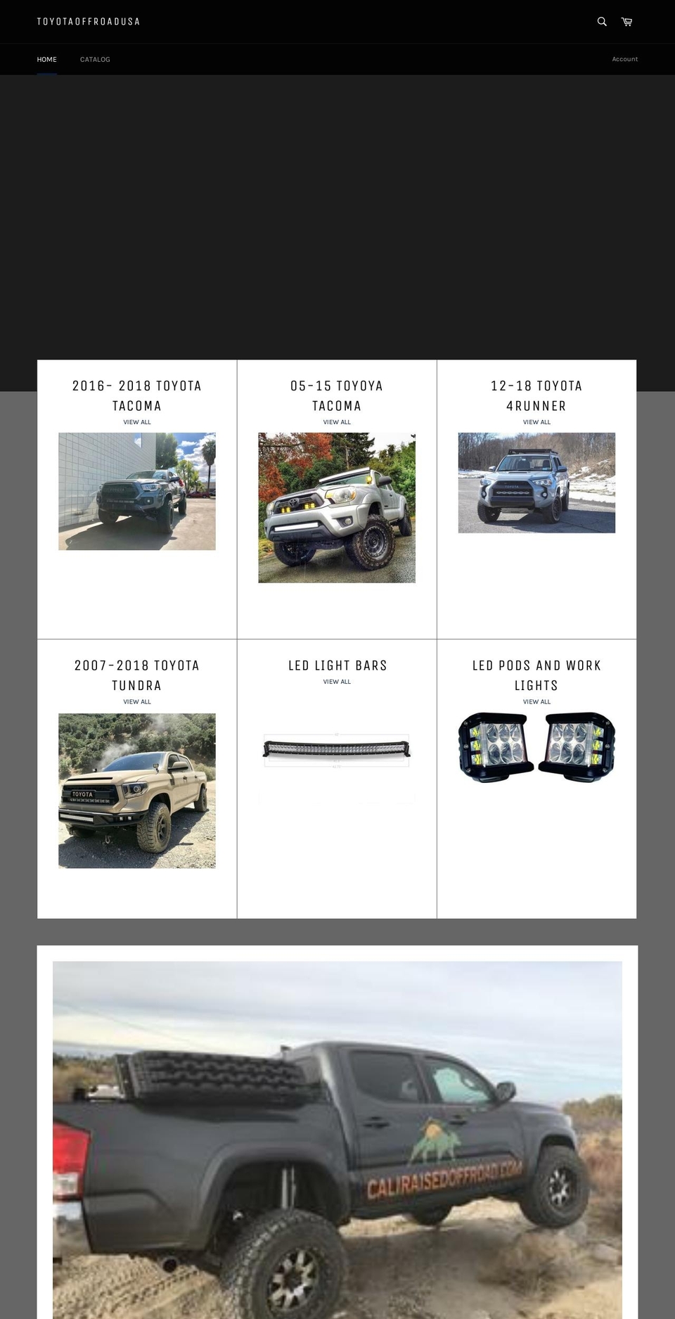 toyotaoffroadusa.com — Shopify storefront screenshot