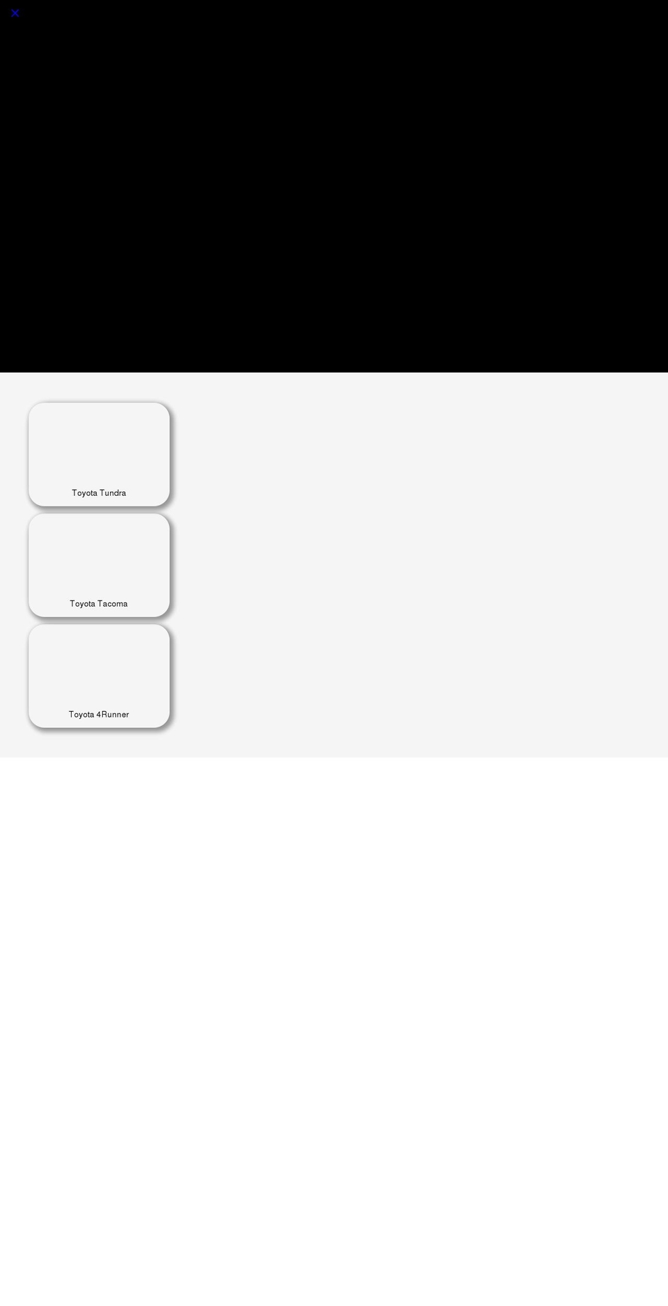 toyotatruckmods.com shopify website screenshot