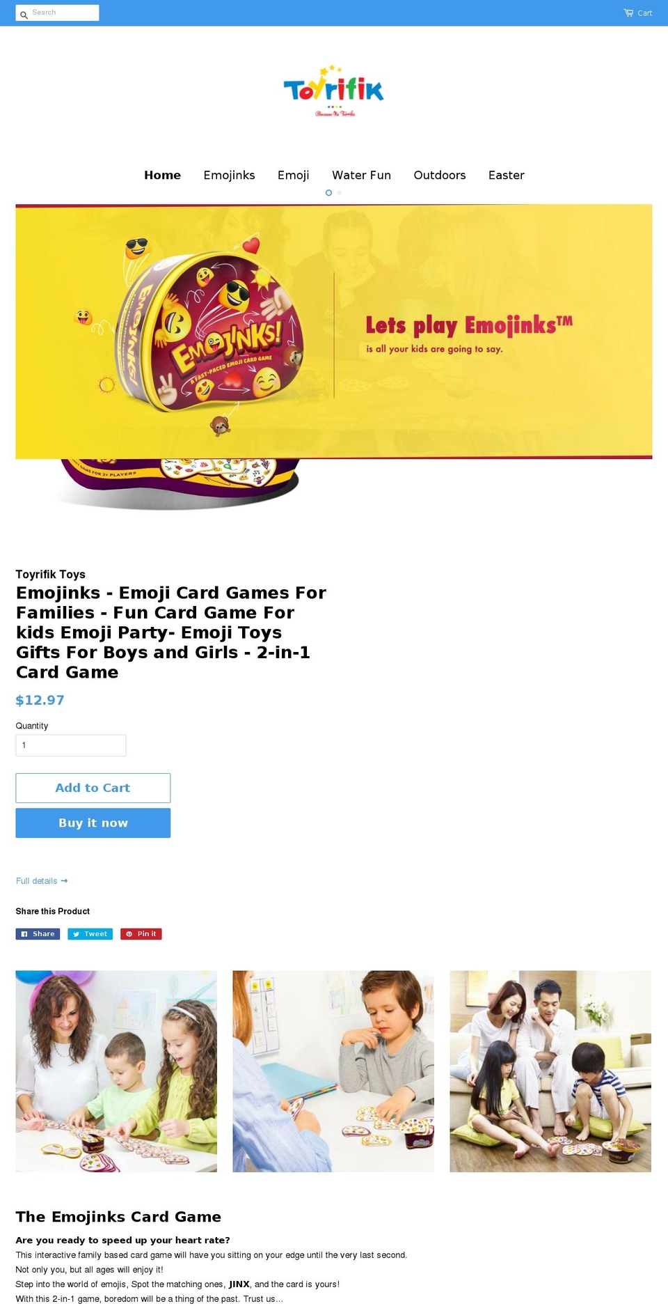 toyrifiktoys.com shopify website screenshot