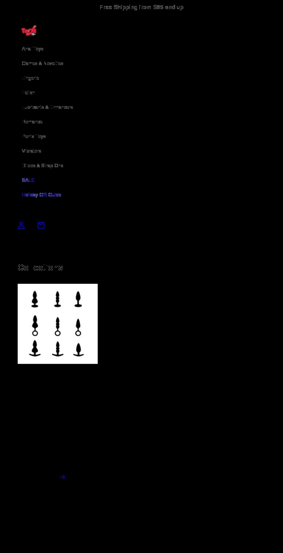 toys18plus.com shopify website screenshot