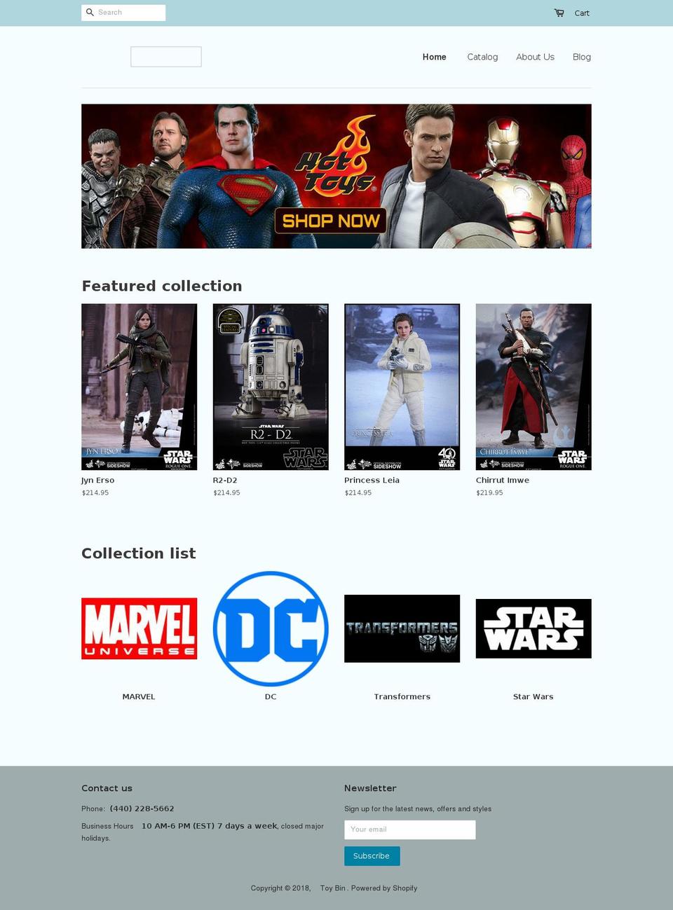 toysvine.com — Shopify storefront screenshot