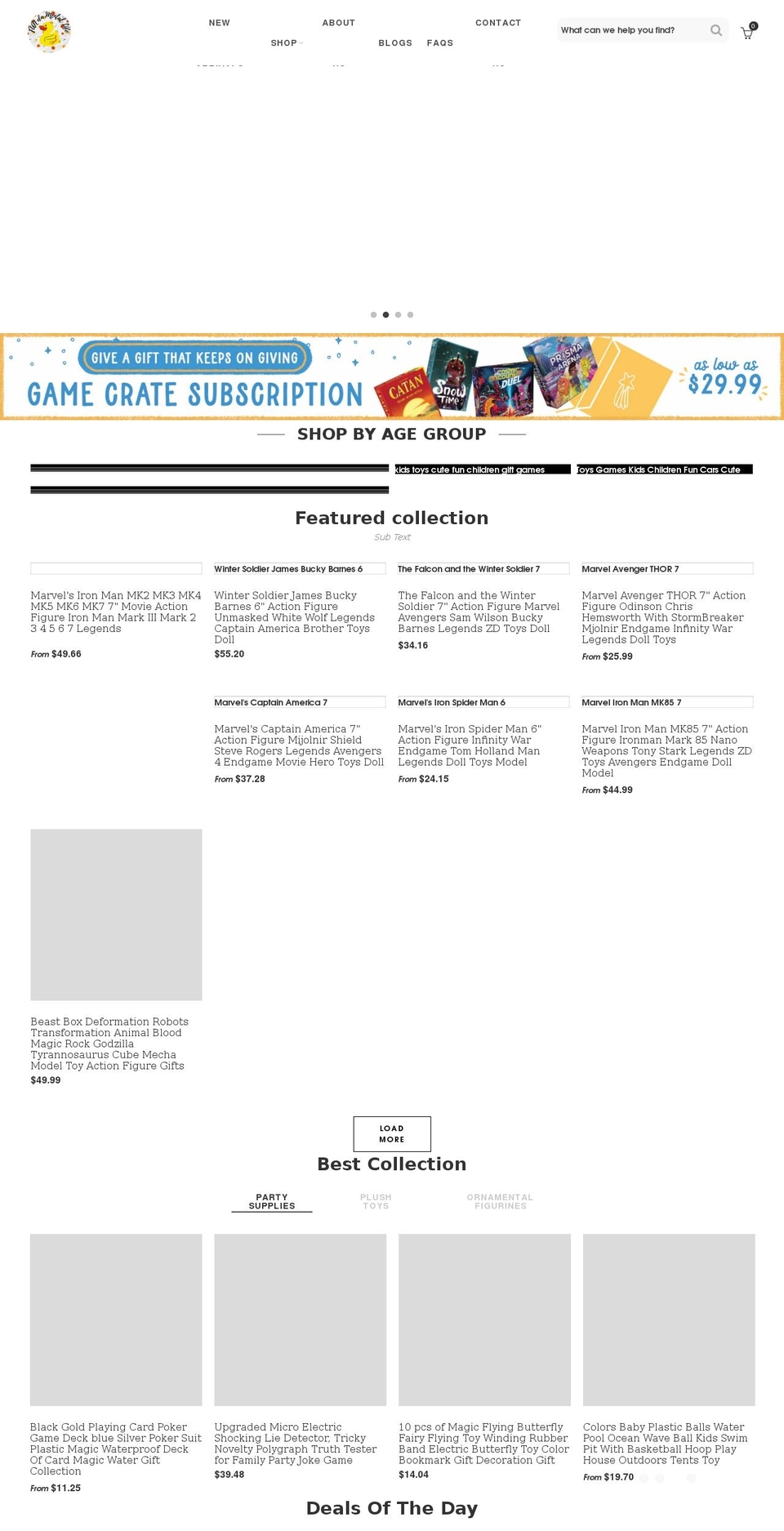 toyterminalinc.com shopify website screenshot