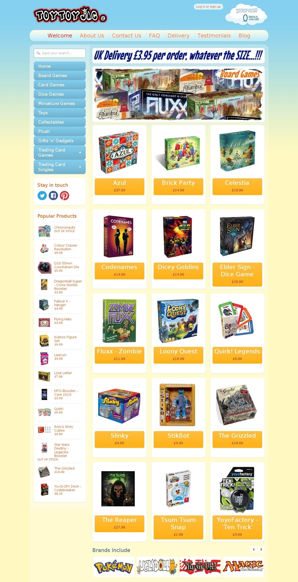 toytoyjac.com — Shopify storefront screenshot
