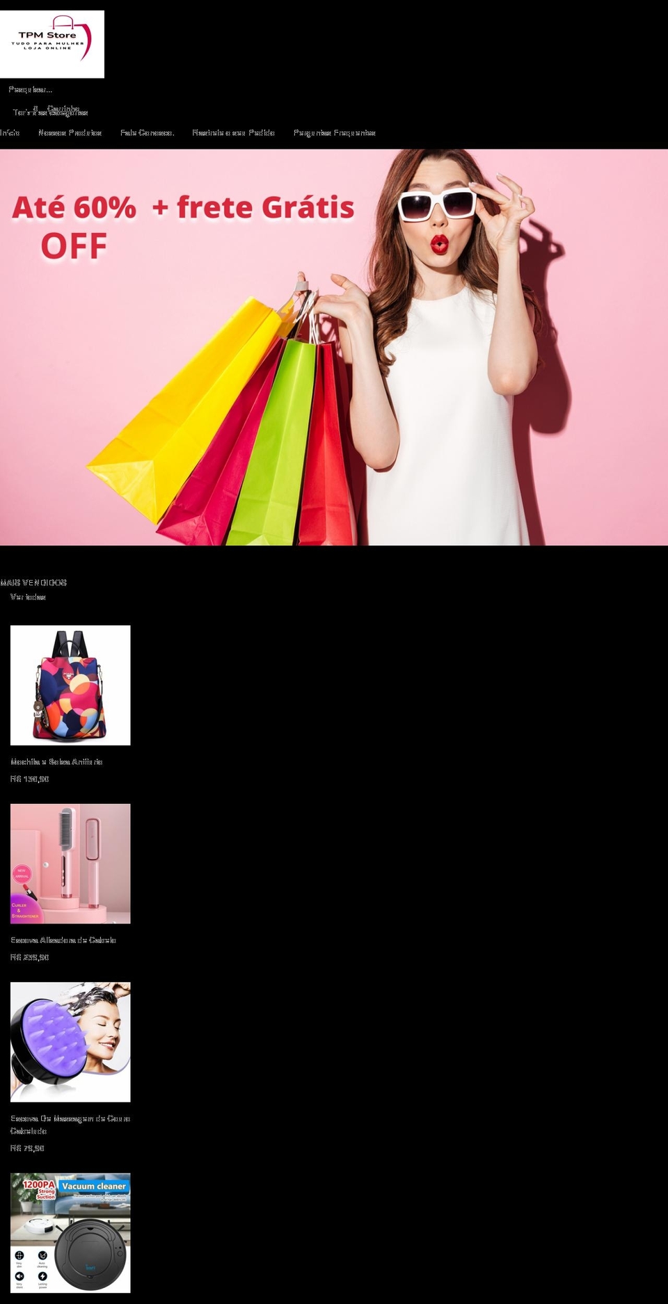 tpmstores.com shopify website screenshot