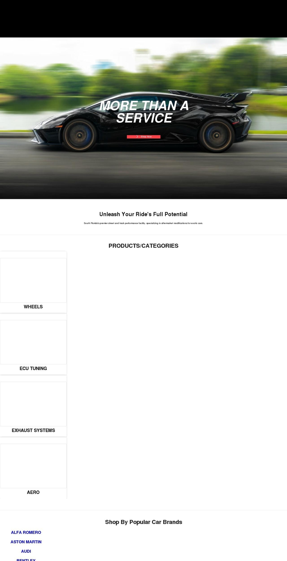 tr3performance.com shopify website screenshot