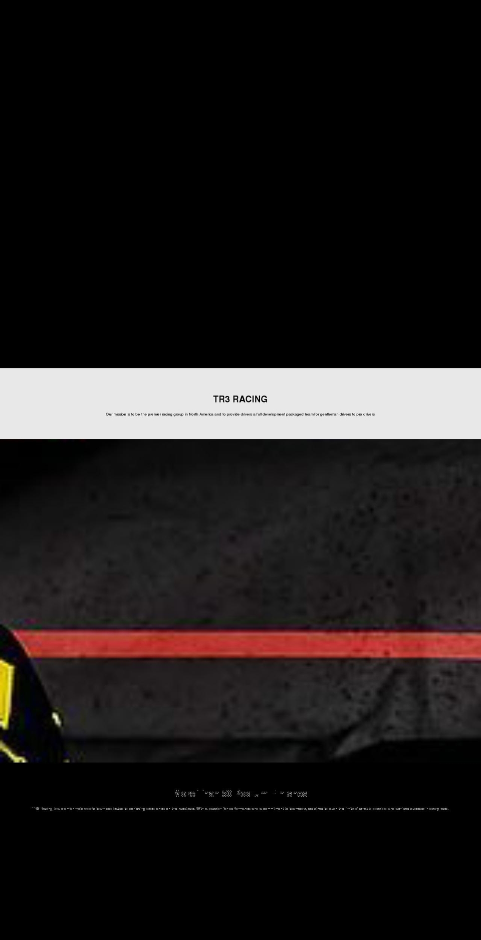 tr3racing.com shopify website screenshot