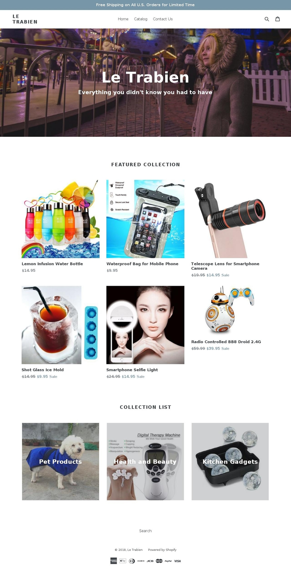 trabien.com — Shopify storefront screenshot