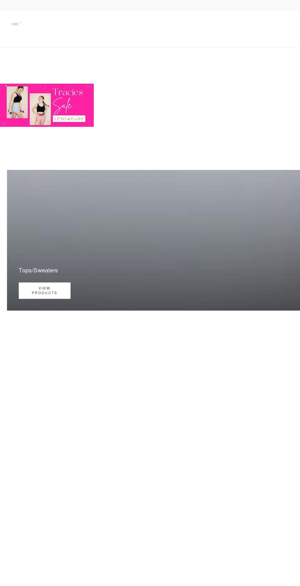 tracies-wholesale.com shopify website screenshot