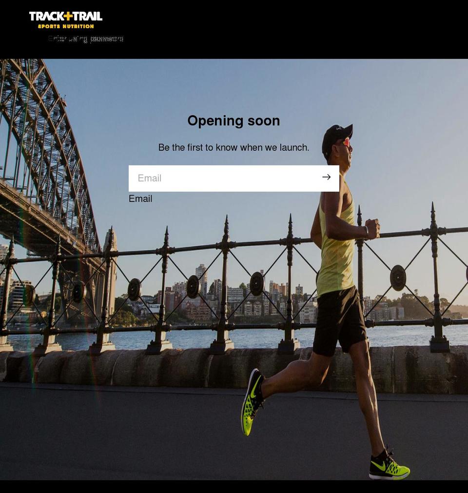 trackandtrail.com.au shopify website screenshot