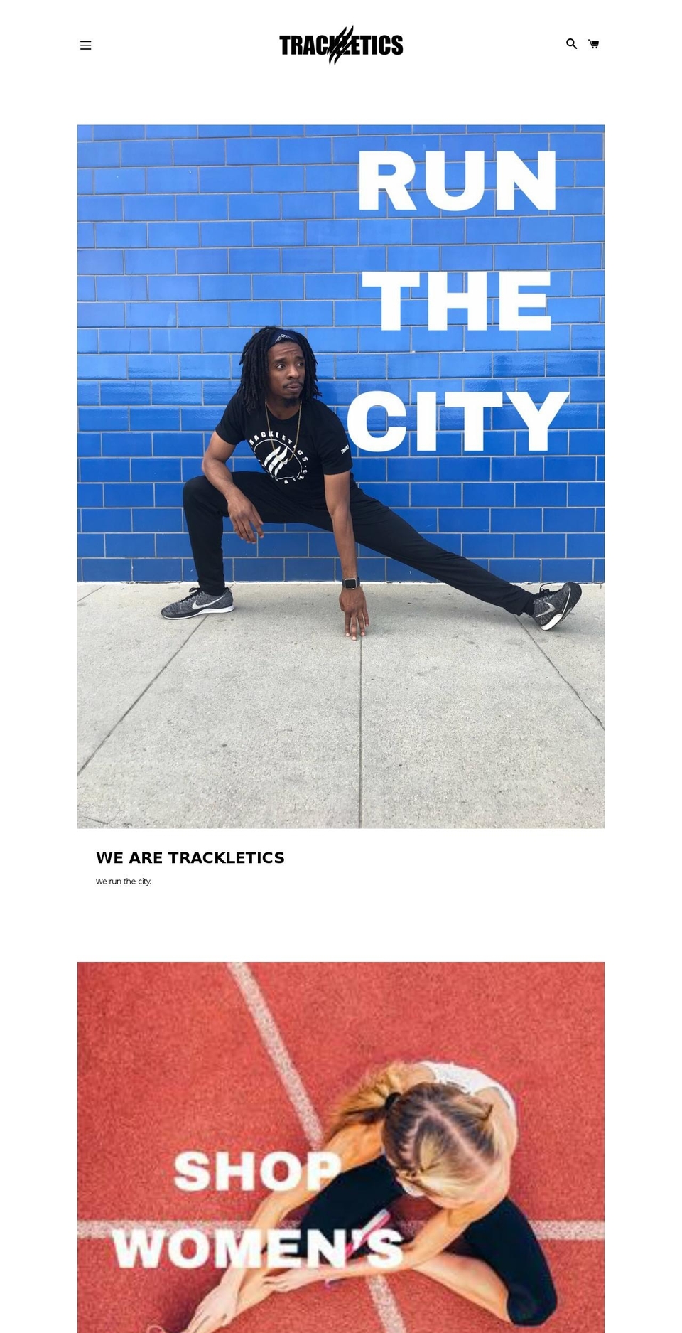 trackletics.com shopify website screenshot
