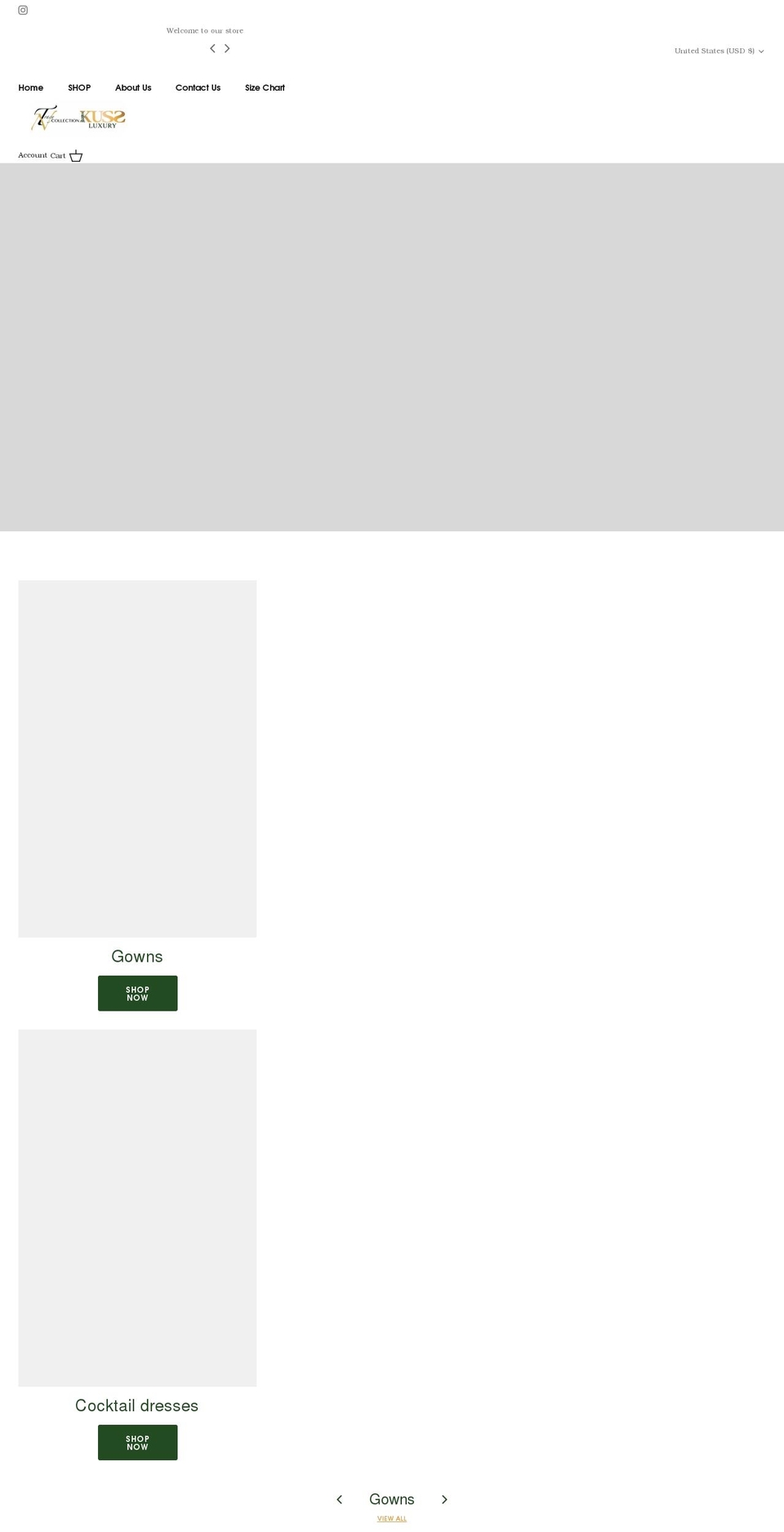 tracyncollection.com shopify website screenshot