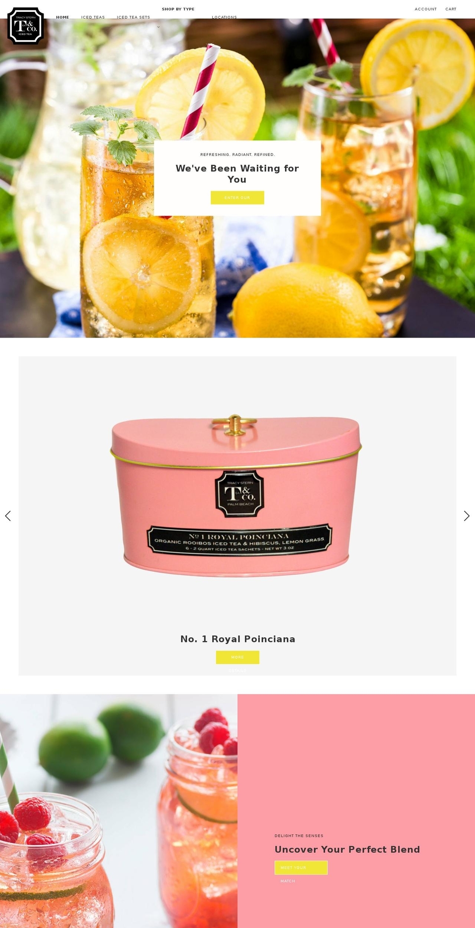 tracysterntea.us shopify website screenshot