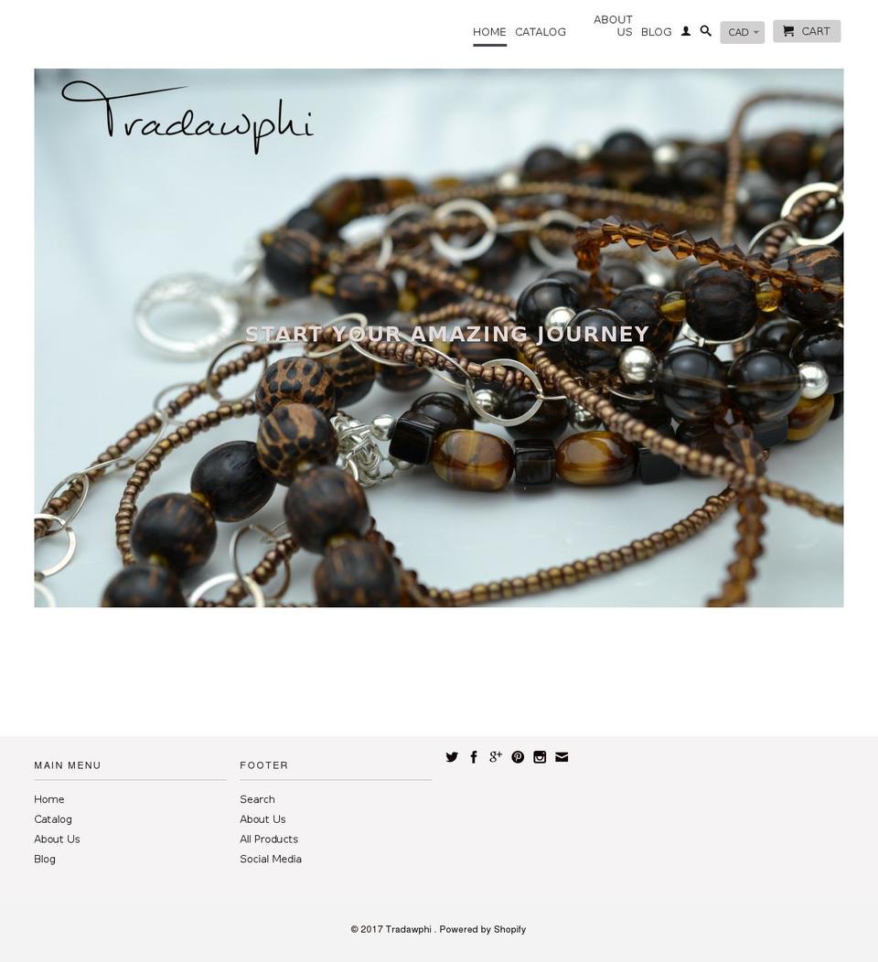 tradawphi.com shopify website screenshot