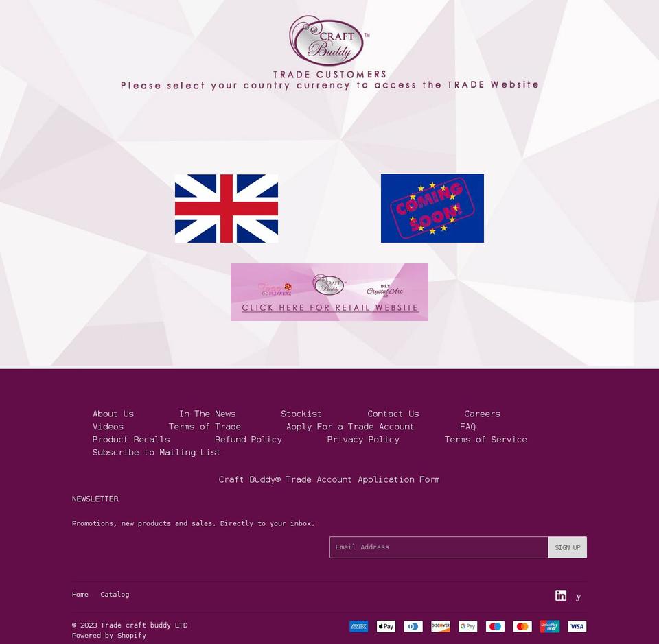 trade-craft-buddy-ltd.myshopify.com shopify website screenshot