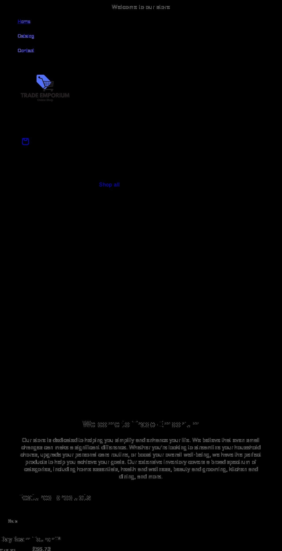 trade-emporium.com shopify website screenshot