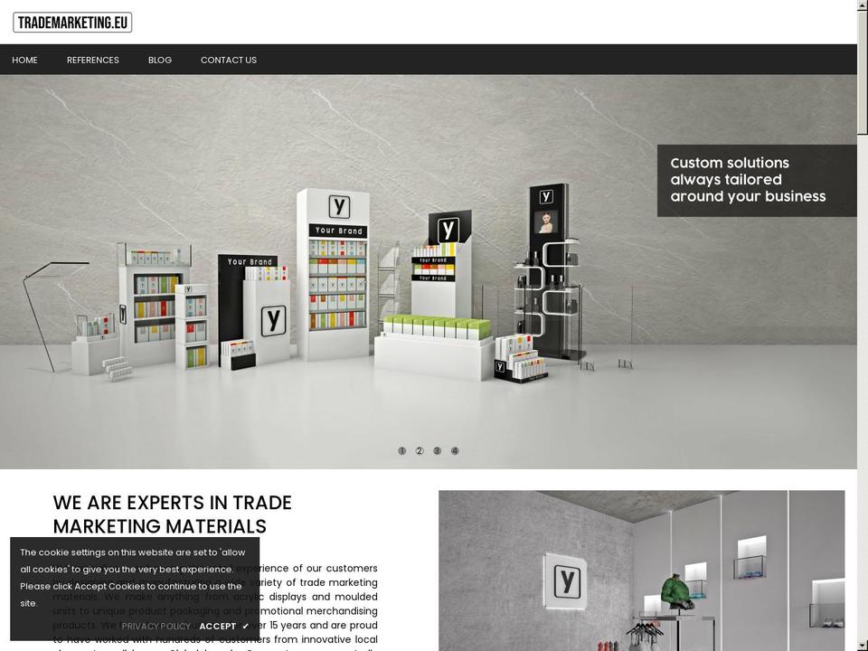 trademarketing.eu shopify website screenshot